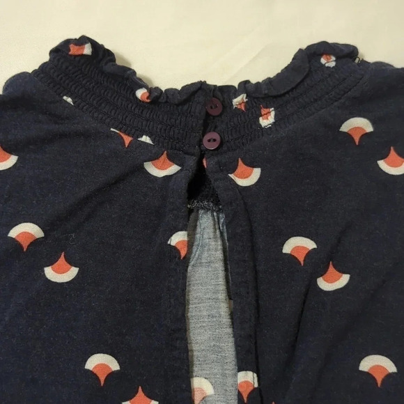 Ann Taylor Sleeveless Top, Color Blue/White/Tan Size XS - Picture 8 of 13